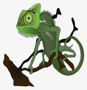 Free Clip Art Forest Animals - Chameleon Clip Art