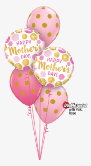 Mother's Day Gold Dots Balloon Bouquet - Balloon