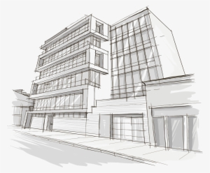 Banner Freeuse Library Drawing Building Architecture - 城市 素描