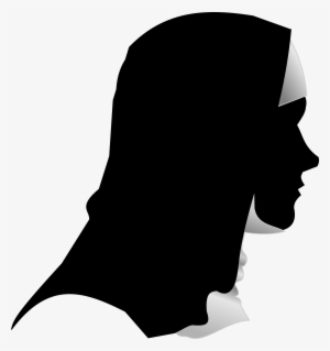 Catholic Nun Silhouette Profile Big Image Png - Silhouette Of A Nun