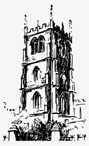 Market Clipart Church - Church Tower Png