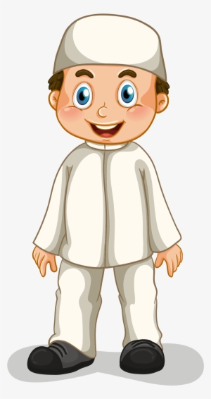 Muslim Family Clip Art - Muslim Boy Clipart Png