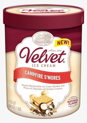 Campfire-smores - Velvet Ice Cream Pure Cinnamon, 1.75 Qt