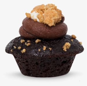 Smores Cupcake Small Side View Image - Baked By Melissa Cupcakes Png