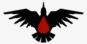 Ravens Logo Png For Kids - Warhammer 40k Blood Ravens Logo