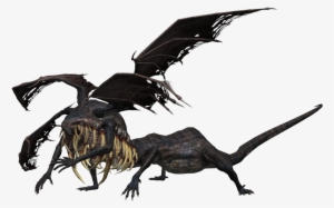 Gaping Dragon From Depts From Dark Souls Extracted, - Dark Souls Dragon Model