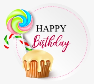 Birthday Illustration With Sweets And Candies, Birthday, - Happy New Year 2011