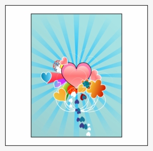 How To Set Use Hearts With Blue Rays Icon Png