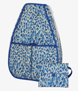 Sophi Backpack - Blue Cheetah - Duralee Fabric Dp61588 563 Lapis