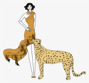 Cheetah - Cheetah Totem Pole