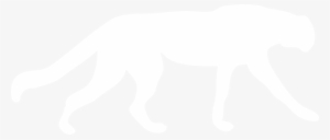 Shadows Clipart Cheetah - White Silhouette Animal Png