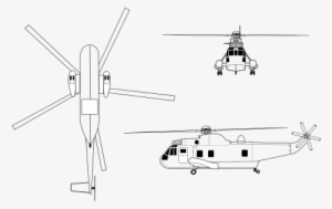 Orthographically Projected Diagram Of The Sh-3 Sea - Sikorsky S 61a 4 Diagram
