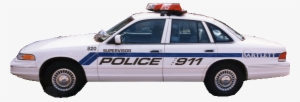 White Blue Stripe Supv Car - Car