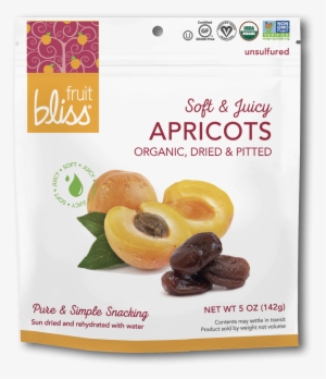Organic Turkish Apricots 5 Oz - Fruit Bliss - Organic Turkish Apricots - 5 Oz.