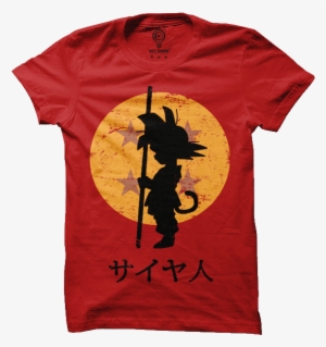 Looking For The Dragon Ball Guys / Red / Small, Tees - Camiseta Goku Dragon Ball Z