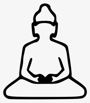Free Vector Buddha Outline Clip Art