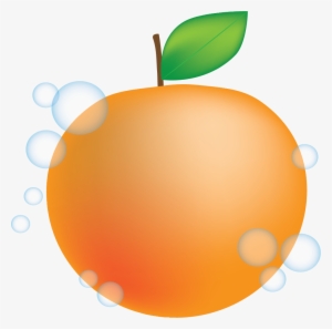 Peach Mandarin Animation Clip Art Juicy - Clip Art