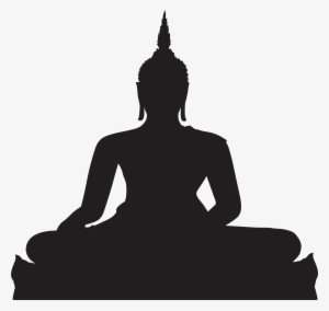 Black Buddha Silhouette Png Clip Art