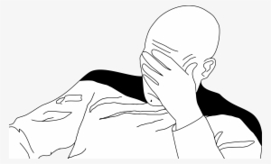 Facepalm - Facepalm Through Head Meme - 546x566 PNG Download - PNGkit