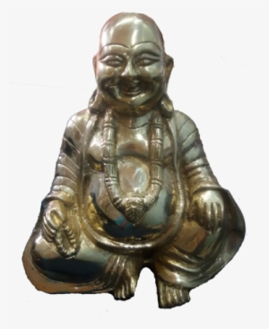 Brass Laughing Buddha Statue - 3d Laughing Buddha Png
