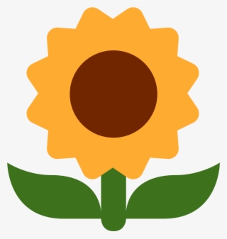 Open - Sunflower Emoji Png Transparent