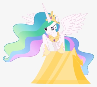 A Pofm Arsenal Held By Princess Celestia Units - Princess Celestia Vector