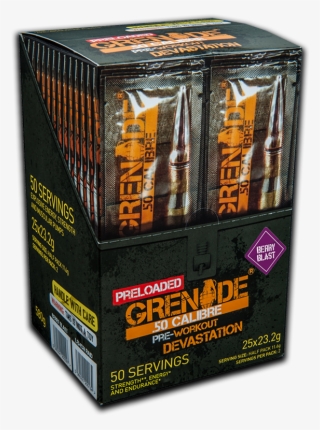 50 Calibre® - Grenade 50 Calibre Pre-workout (232g) - 232g Lemon