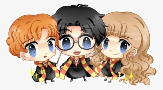 Clipart Transparent Chibi Transparent Harry Potter - Harry Potter Fan Art Chibi