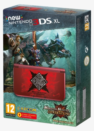 New Nintendo 3ds Xl Monster Hunter Generations Edition - 3ds Xl Monster Hunter Generations Edition Console