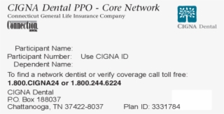 Cigna Dental Ppo