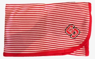 Nc State Wolfpack Red And White Striped Baby Blanket - Sports Jersey