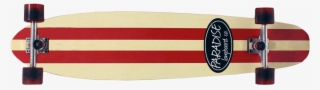 Red/white Stripe - Paradise Stripe Longboard