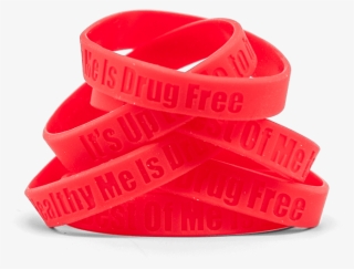 Red Ribbon Week Wristbands - Wristband