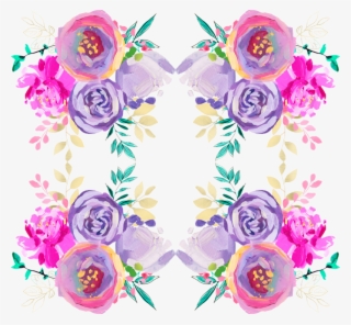 Purple And Gold Floral Bouquet 1 6" Wallpaper - Flower Bouquet