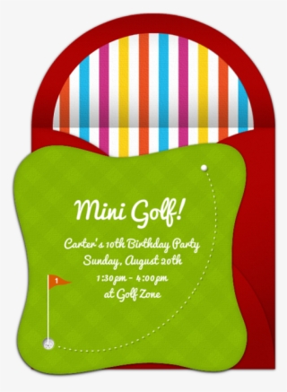 Putt-putt Online Invitation - Circle