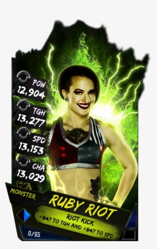 Rubyriot S4 17 Monster - Wwe Supercard Monster Cards