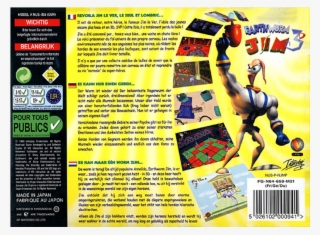 Earthworm Jim 3d Nintendo 64 Back