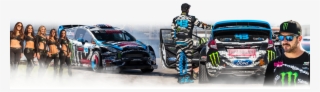 Replica Fifteen52 Wheels And Real Rubber Tires - Ford Fiesta Ken Block Png