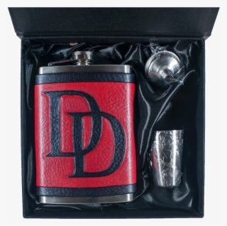 Daredevil Inspired Flask Set - Pint Glass