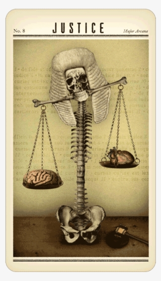 Justice - Justice Skeleton Tarot