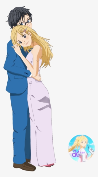 Kaori And Kousei Heaven Render By Kawori-miyazono - Kousei
