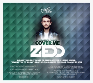 Cover Me Zedd - Flyer