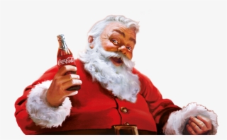 Merry Christmas From Vintrad- Vintage Radio Blog - Coca Cola Santa Png