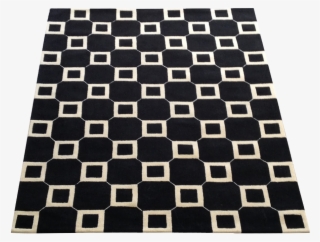 Husky Black White Blocks