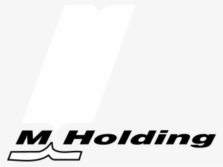 M Holding Logo Black And White - Graphics