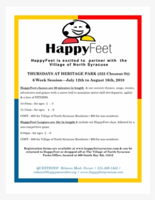 Heritage Park Summer Session - Happy Feet Soccer