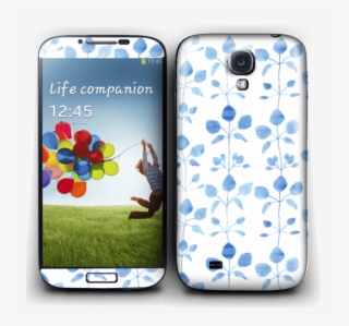 Flores Azules - Samsung S4 Mini Gel Case