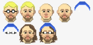 Sam Hyde Faces - Pixel Art