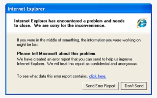 Perhaps You Were Confusedly Fiddling With Your 1st - Internet Explorer