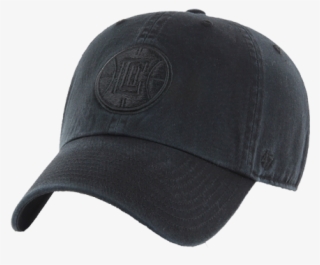 La Clippers Black On Black Clean Up Adjustable Cap